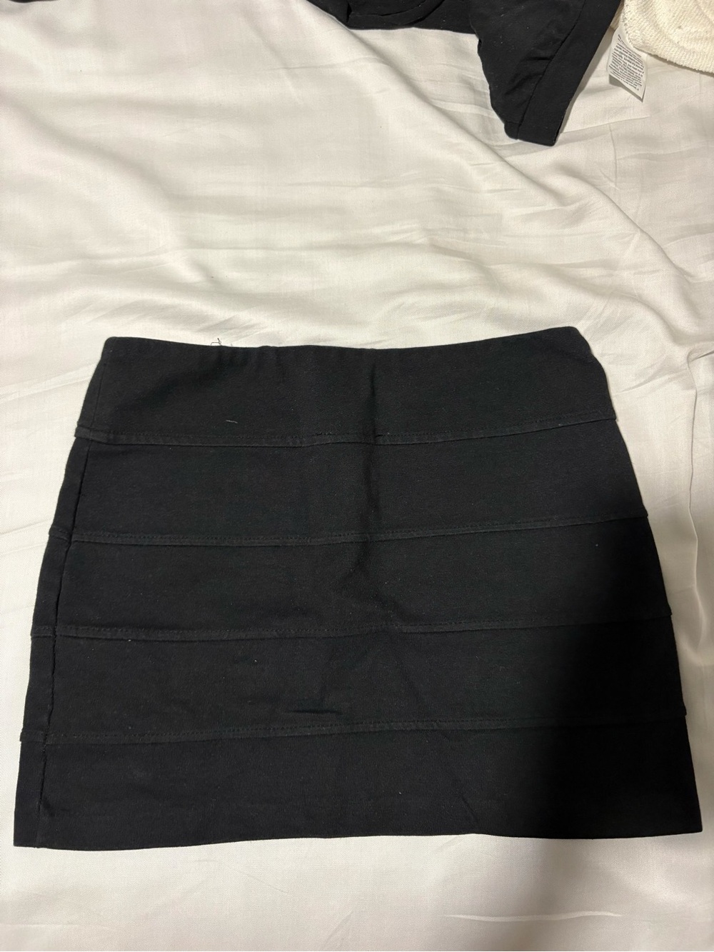 Aeropostale Black Bandage Mini Skirt
